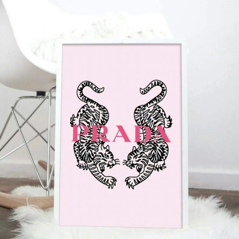Prada 8 1/2"x11" Framed Wall Art